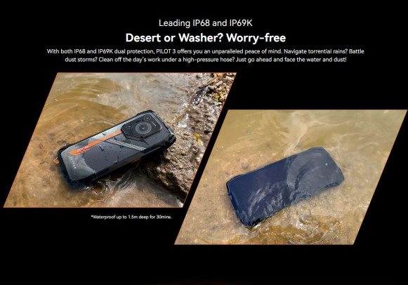 Смартфон Blackview Oscal Pilot 3 12/256Gb Black